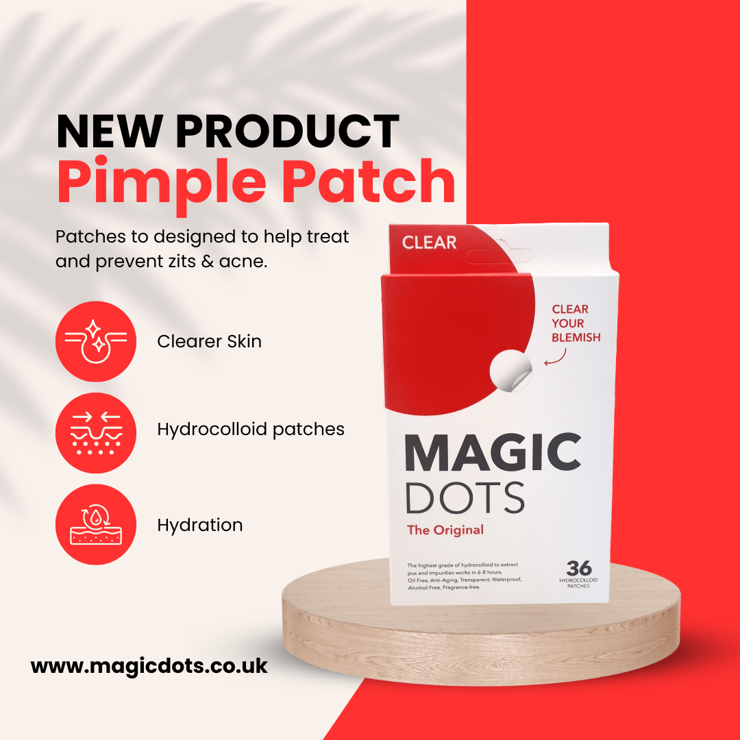 Pimple & Spot Patches Magic Dots - Pack of 36 Hydrocolloid Pimple Patch Spot Treatment